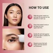 Heated Portable Plastic Eyelash Curler