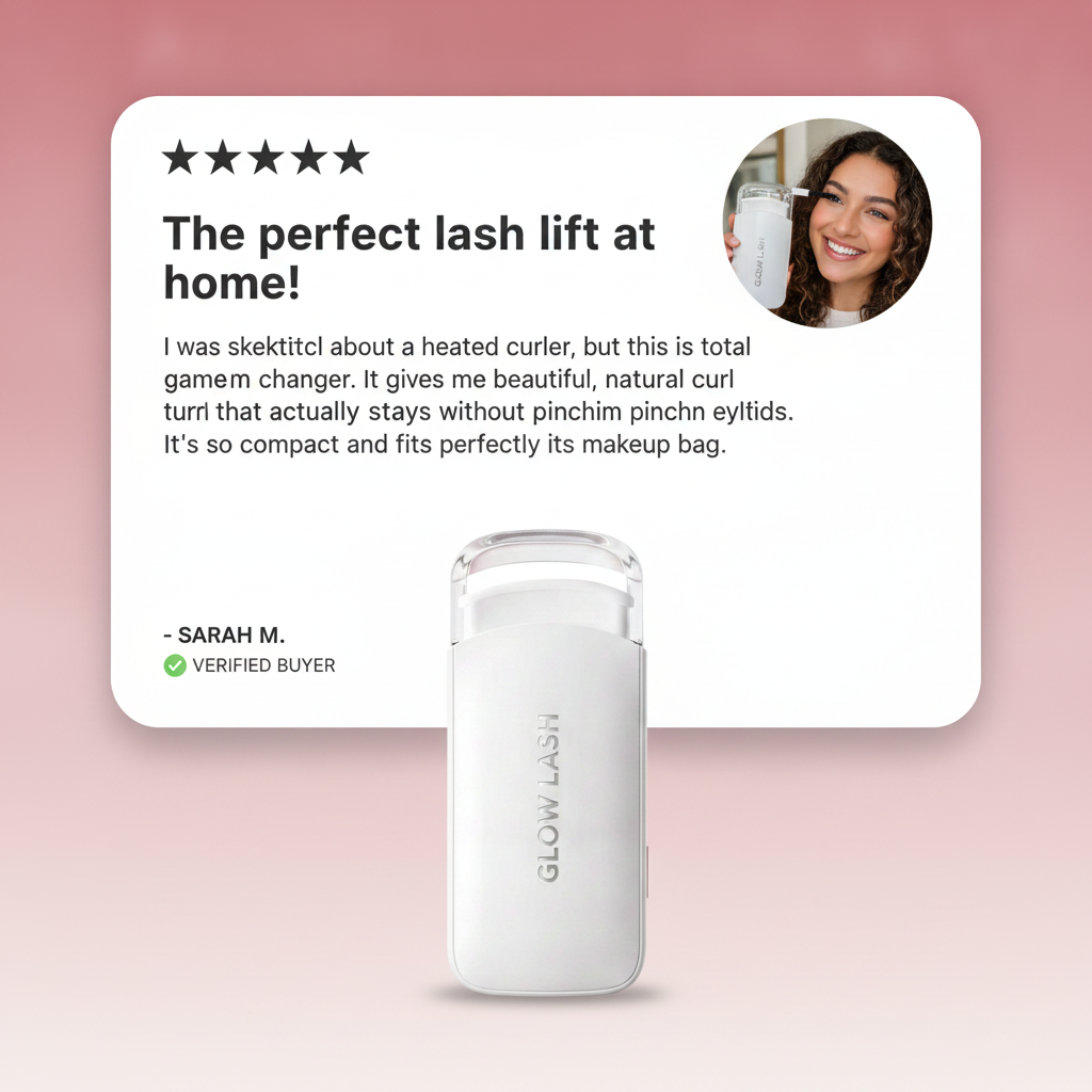 Heated Portable Plastic Eyelash Curler