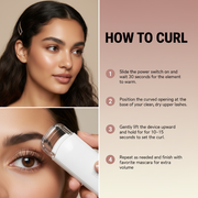 Heated Portable Plastic Eyelash Curler