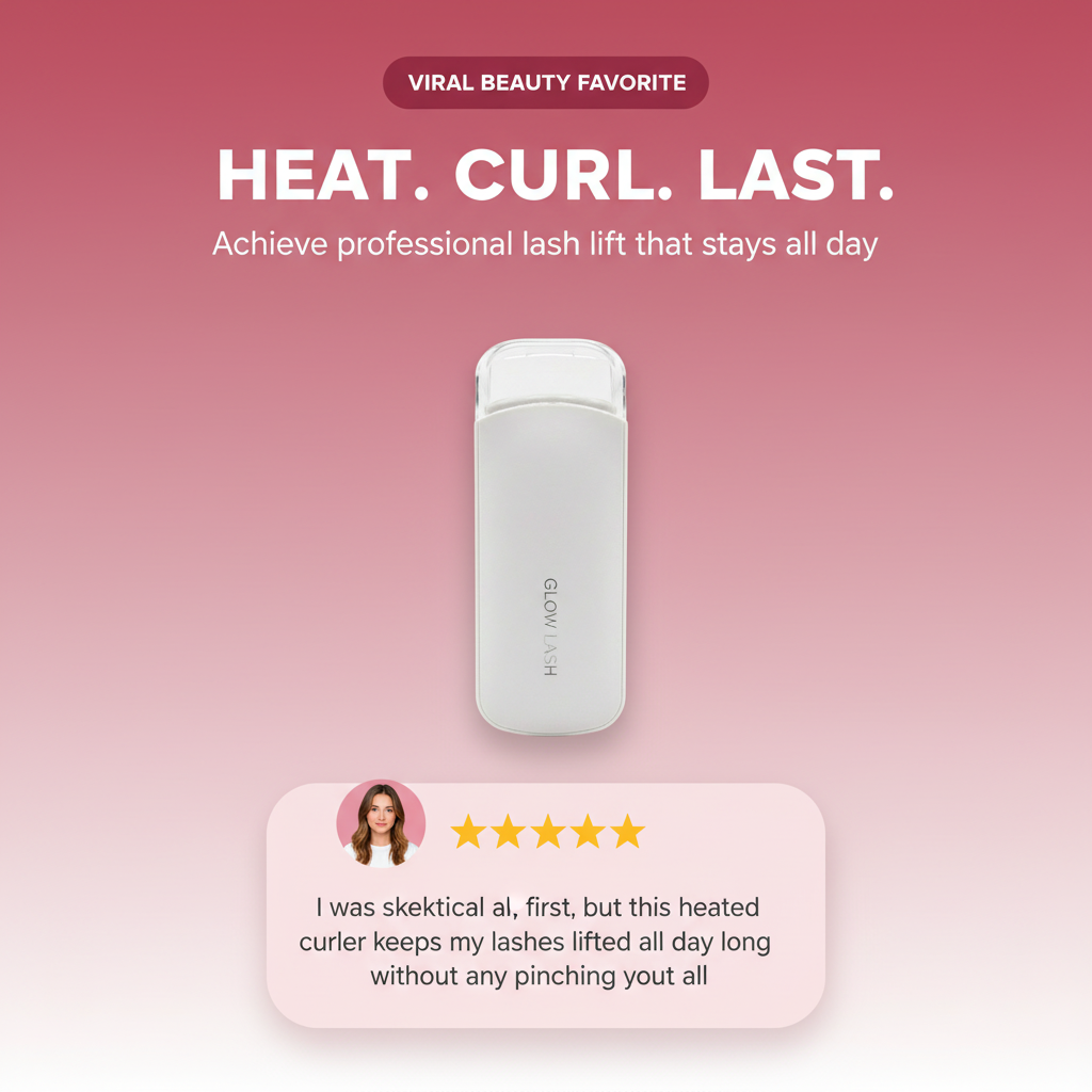 Heated Portable Plastic Eyelash Curler