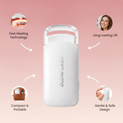 Heated Portable Plastic Eyelash Curler